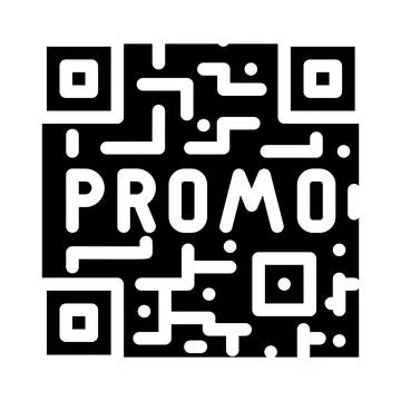 Qr code glyph icon vector illustration Stock Illustration