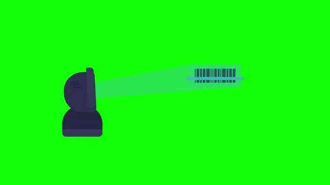 QR Code on green screen animation (Chroma key). Verification Concept. Stock Footage 312754313