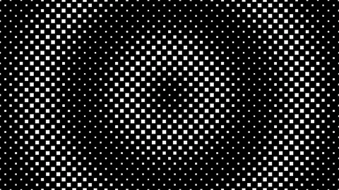 QR code grid assembling on black background overlay 4K 스톡 동영상 336625167