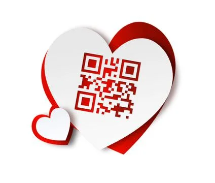 Qr code - i love you Stock Illustration