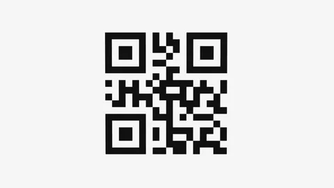 QR code icon Video stock 168576575