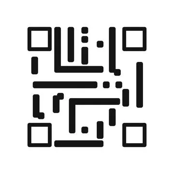 QR Code Icon Ideal for Mobile Payments Illustrazione stock