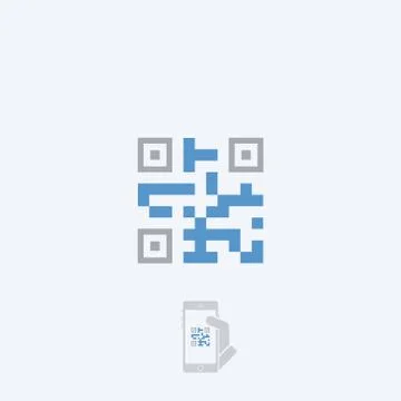 Qr code icon 스톡 일러스트