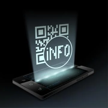 Qr code icon Stock-Illustration