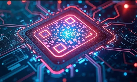 QR code icon information scan Stock Footage 301241498