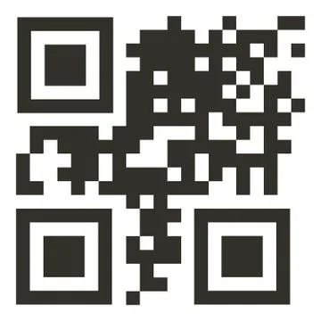 Qr code icon, simple style Stock Illustration