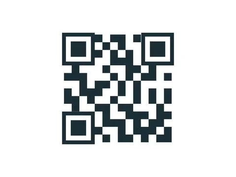 QR code icon for smartphone, Apps. Stock Illustration