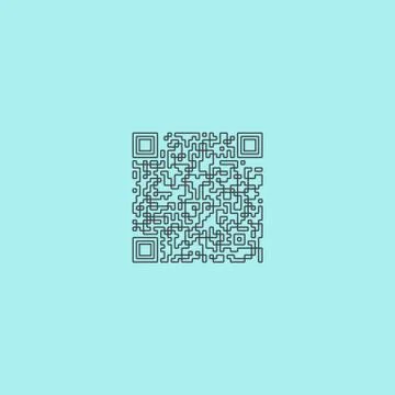 Qr code icon, vector illustration Stock Illustration