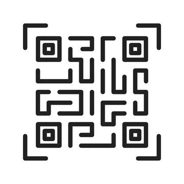 Qr Code icon vector image. Stock-Illustration