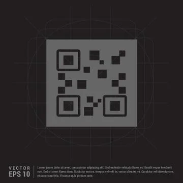 Qr code icons 스톡 일러스트