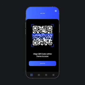 QR Code Illustrazione stock