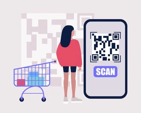 QR code Illustrazione stock