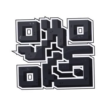 QR Code illustration Stock Illustration