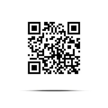 QR code isolated on white background. Vector illustration. イラスト素材