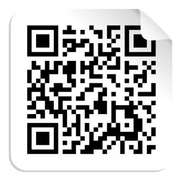 Qr code label concept Stock Illustration