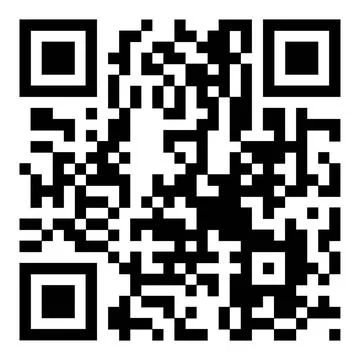 QR code large Modern bar code or QR code to scan with your mobile Copyrigh... Foto stock