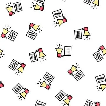 Qr code loudspeaker color icon vector isolated illustration 스톡 일러스트