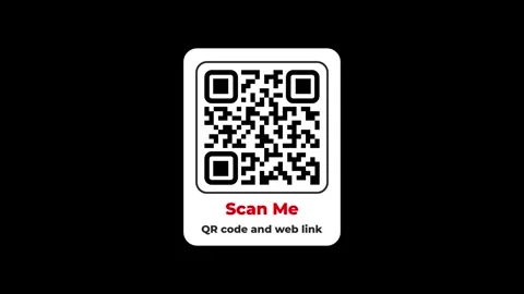 QR Code Lower Thirds Social Media 2 스톡 After Effects