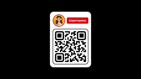 QR Code Lower Thirds Social Media 7  After Effects	Stock