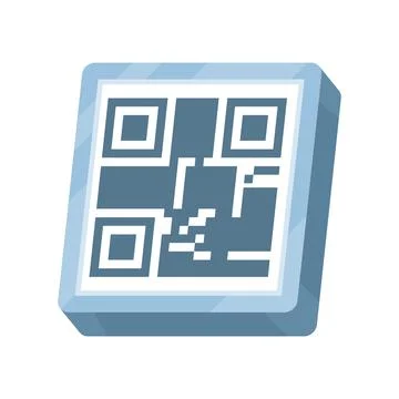 QR code marker icon vector, representing scanning, digital links, mobile access. 스톡 일러스트