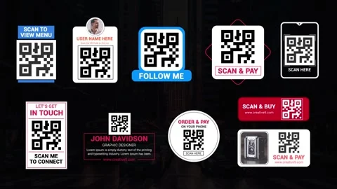 QR Code Opener Stockmateriaal After Effects