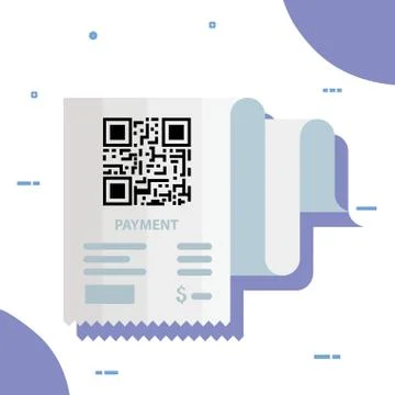 Qr code paper and padlock vector design 스톡 일러스트