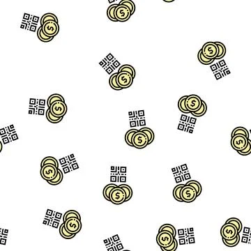 Qr code for payment color icon vector isolated illustration イラスト素材