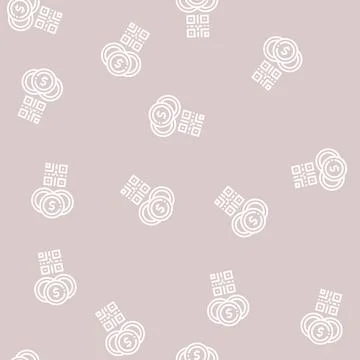 Qr code for payment color icon vector isolated illustration Stockillustratie