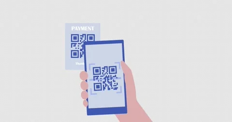 QR Code Payment Stock Footage 141311148