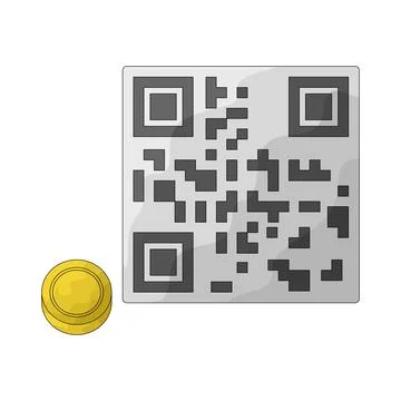 QR code payment illustration Stock Illustration