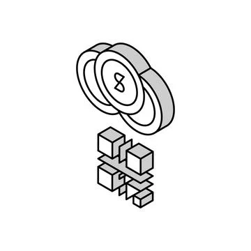 Qr code for payment isometric icon vector illustration Illustrazione stock