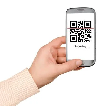 QR code Stockfoto's