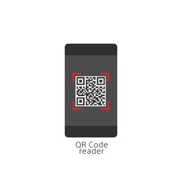 QR code reader Stock Illustration