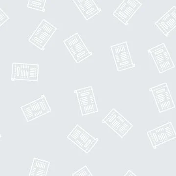 Qr code on receipt color icon vector isolated illustration イラスト素材