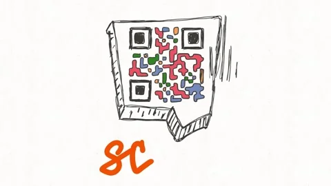 QR Code Scan and Mobile Payment Technology Concept Stock-Footage 342018401
