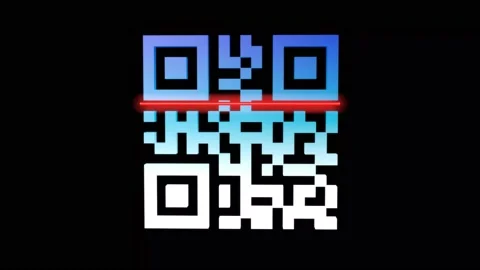 Qr code scan Stock Footage 168576576