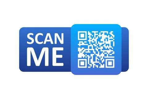 QR code scan icon in flat style. Barcode vector illustration on isolated back Stock Illustration