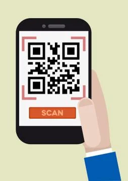 Qr code scan Stock-Illustration