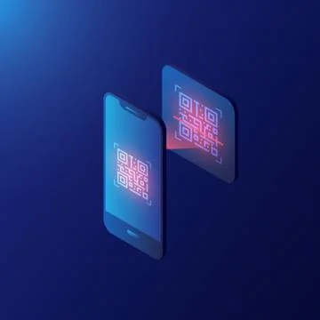 Qr code scanner 스톡 일러스트