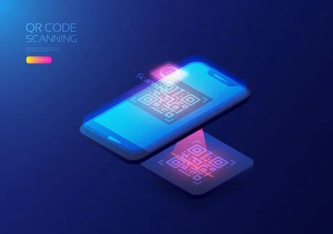 Qr code scanner Stock Illustration