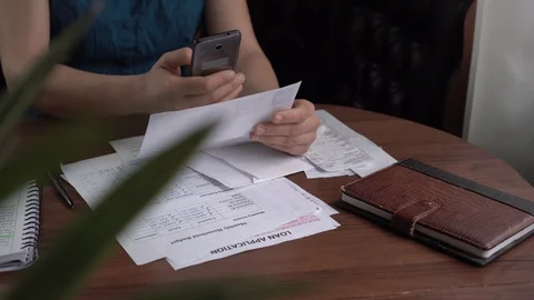 QR Code Scanner Paying. Electricity and Gas Bill 動画素材 121700256