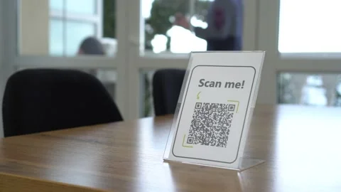QR Code Scanning and reader app with smartphone Stock Footage 148535582