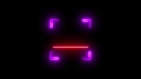 QR Code Scanning Animation  Red QR Code Scan Effect in Seamless Loop Stock Footage 292510922