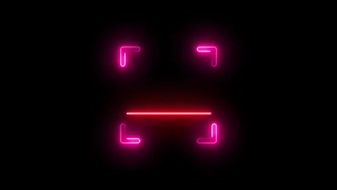 QR Code Scanning Animation  Red QR Code Scan Effect in Seamless Loop Stock Footage 292510925