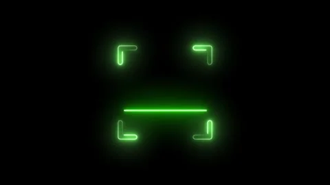 QR Code Scanning Animation  Red QR Code Scan Effect in Seamless Loop Stock Footage 292511028