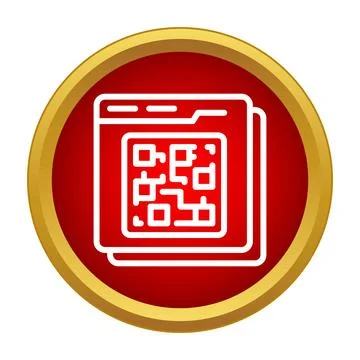 Qr code scanning linking digital information to website Stock Illustration