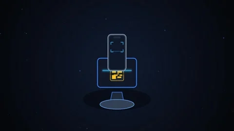 Qr code scanning motion graphic 库存影片 348123964