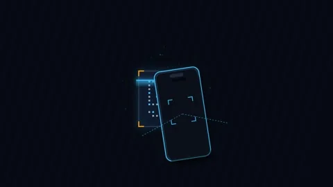 Qr code scanning motion graphics 库存影片 348124025