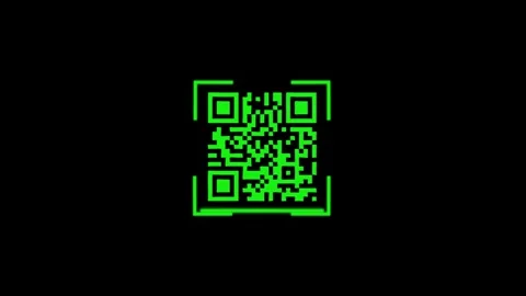 QR code scanning. Scan icon . Read bar code,generating app, coding. Recogni.. Video stock 298928965