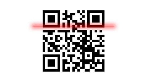 Qr code scanning technology, digital decryption concept Stock Footage 106465911